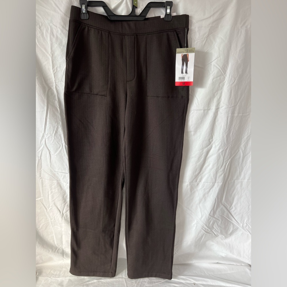 Mondetta Brown Straight Leg Pants